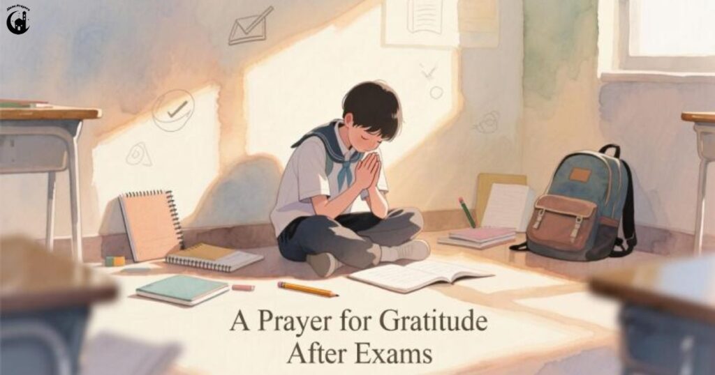 A Prayer for Gratitude After Exams