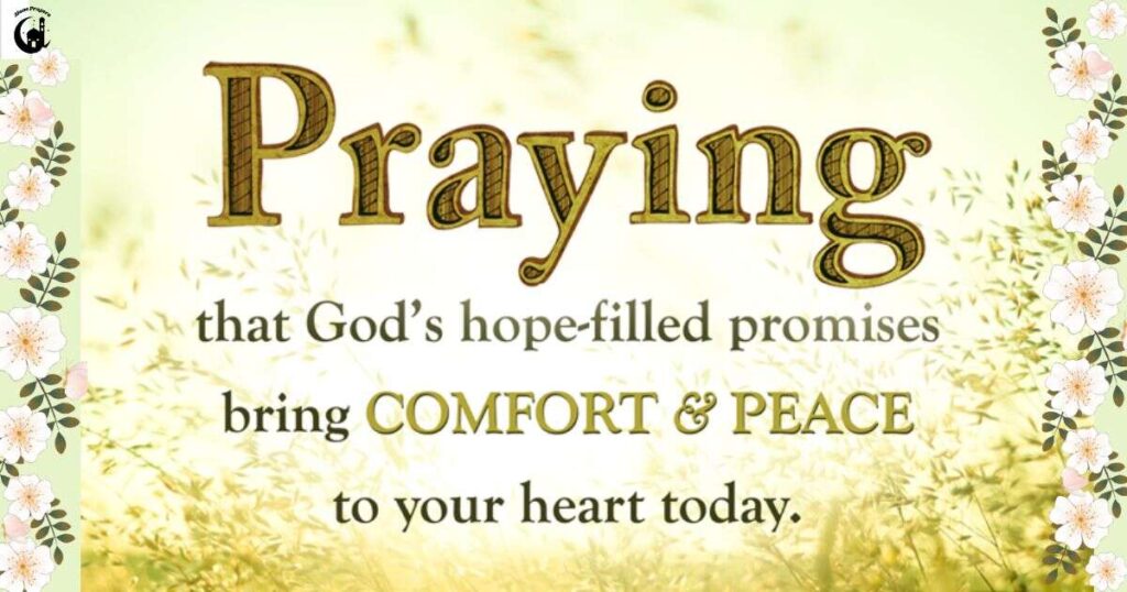 A Prayer for Peace and Comfort