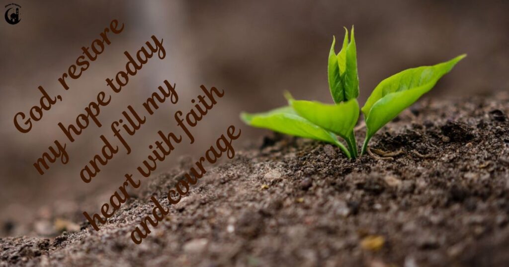 A Saturday Prayer for Renewal of Hope