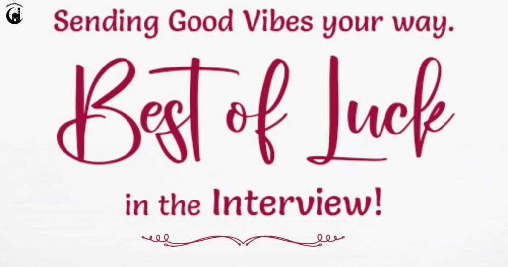 A Short Good Luck Prayer for Job Interview for Friend