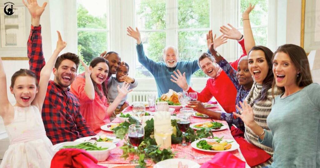 Cherishing Family at Christmas Dinner