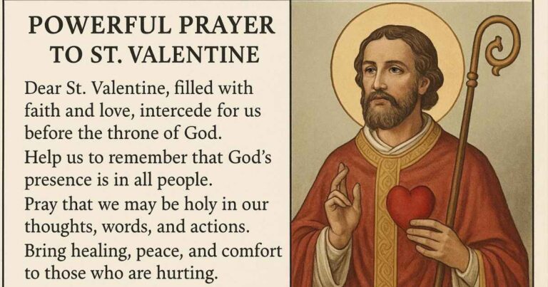 Powerful Saint Valentine Prayer for Love Peace And Happiness