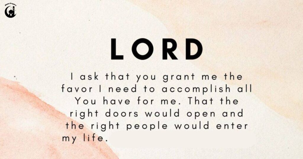 Prayer for God’s Favour in the Interview
