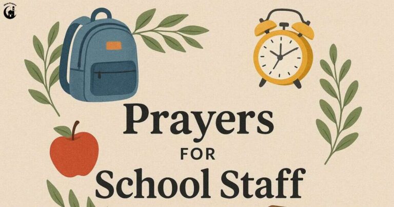 Prayers for School Staff