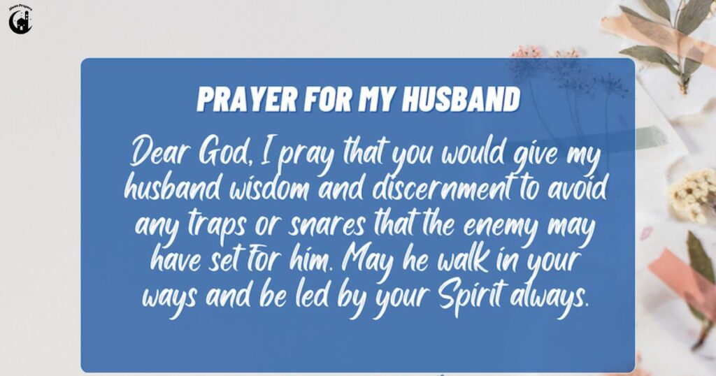 Favour and Success for My Husband