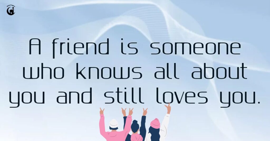 The reason why friends are important: They form the shoulder to lean on when we cry