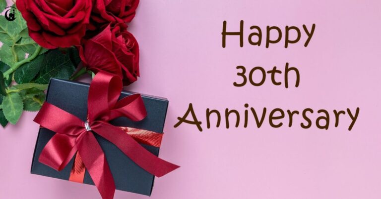30th Anniversary Wishes: Feel the Love, Laughter, and Happy Tears!
