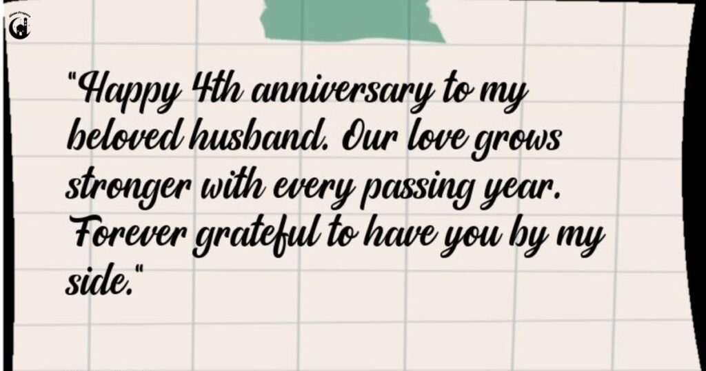 4 Year Wedding Anniversary Wishes