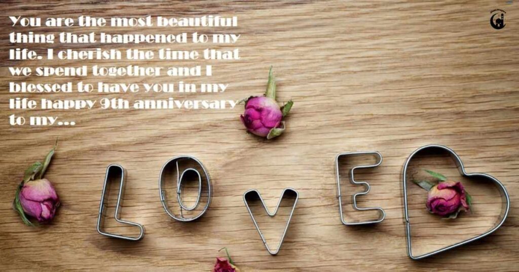 9th Anniversary Wishes for Wife