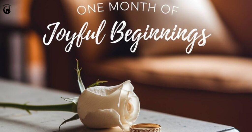 One Month Wedding Anniversary Captions