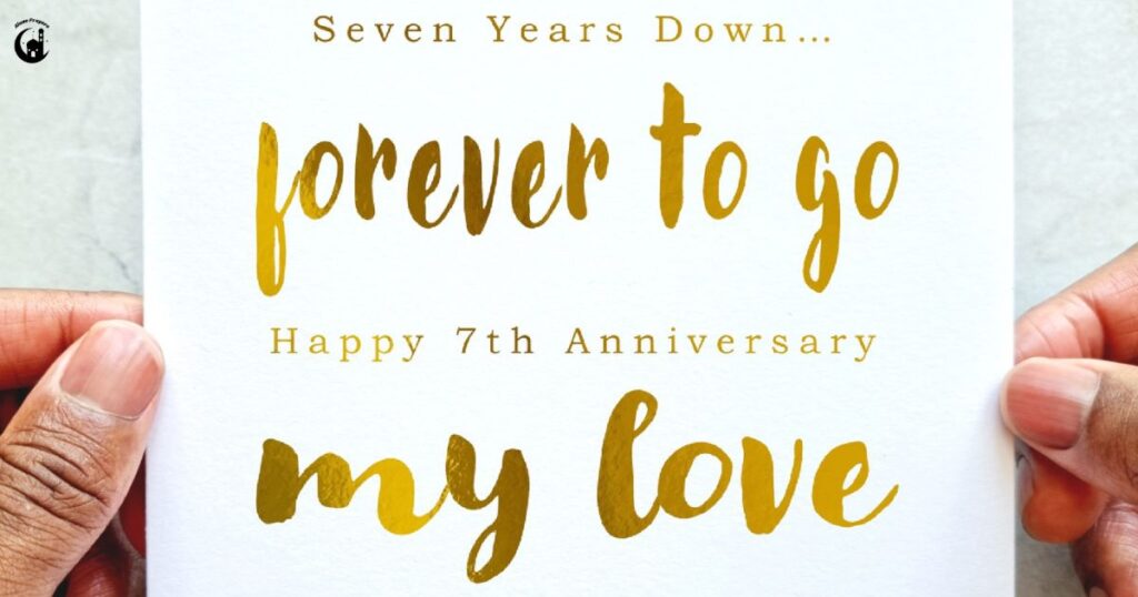 💞 7th Wedding Anniversary Wishes for Wife