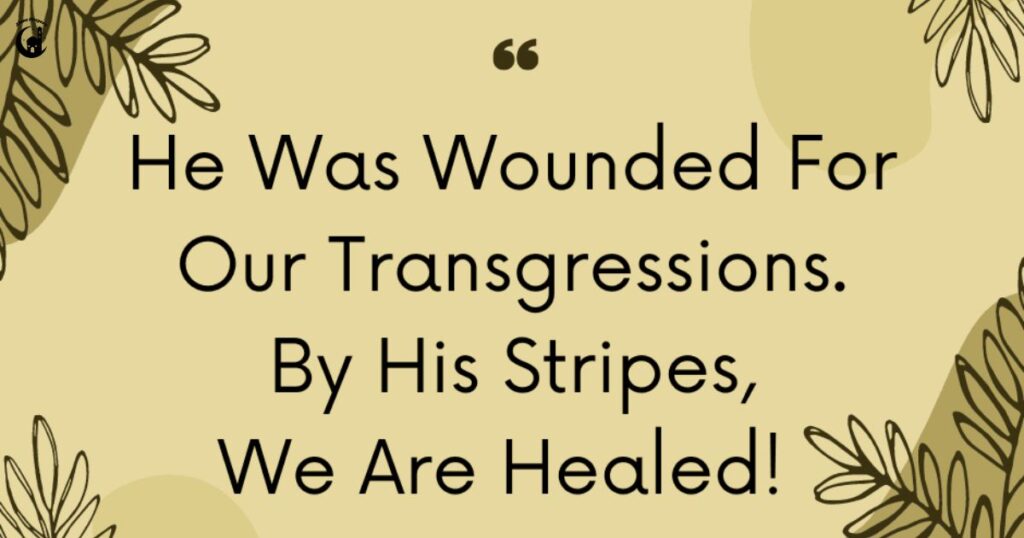 Chastisement of Our Peace