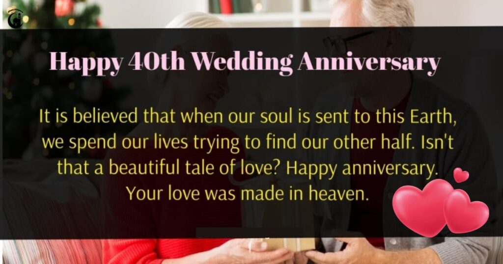 Romantic 40th Anniversary Messages for Your Husband