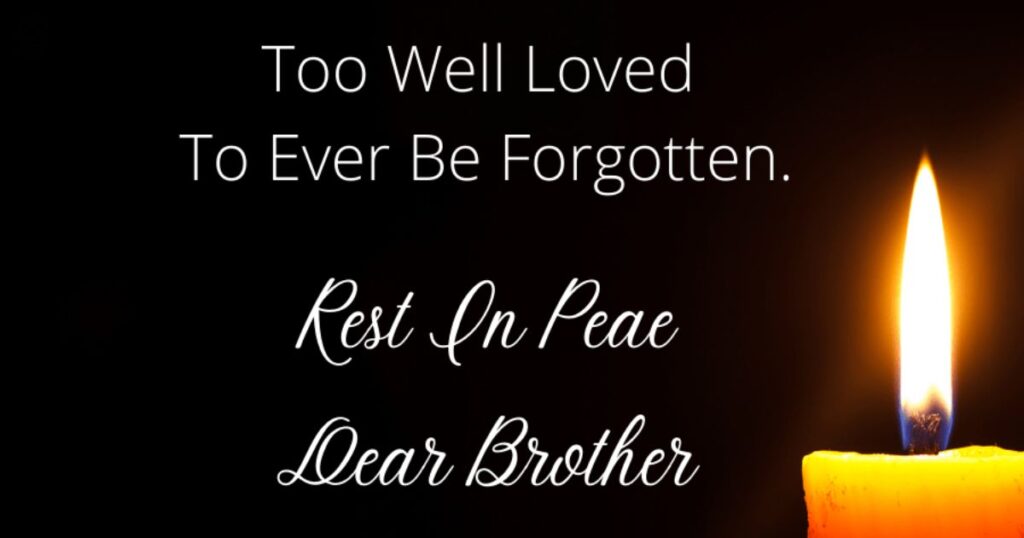 Writing Sympathy Cards for Brother Loss